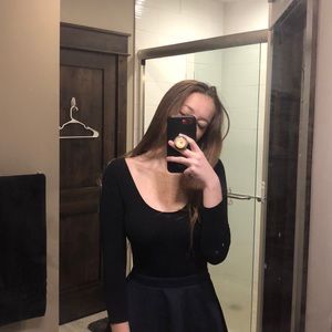 ★2 FOR 14 Aerie Black Bodysuit